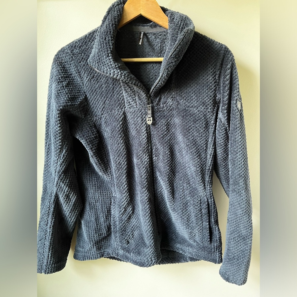 Kuhl Aviatrix Full Zip Fleece Jacket Outdoors Hiking‎ Gorpcore Fall Soft S